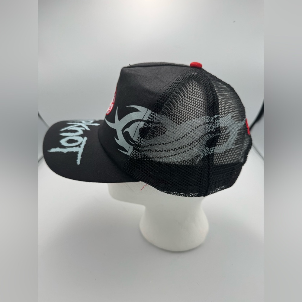 SLIPKNOT MESH SNAPBACK Cap EMBROIDERED TRUCKER NET HAT VTG - Picture 4 of 10